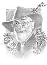 Portrait of Terry Pratchett