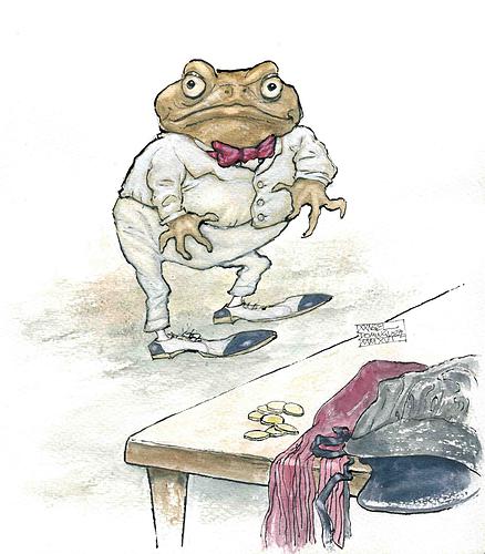 Take off that Coat and Waistcoat, Toad